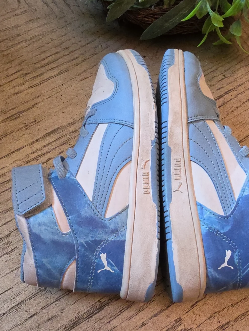 Puma High Top Sneakers Size 2.5